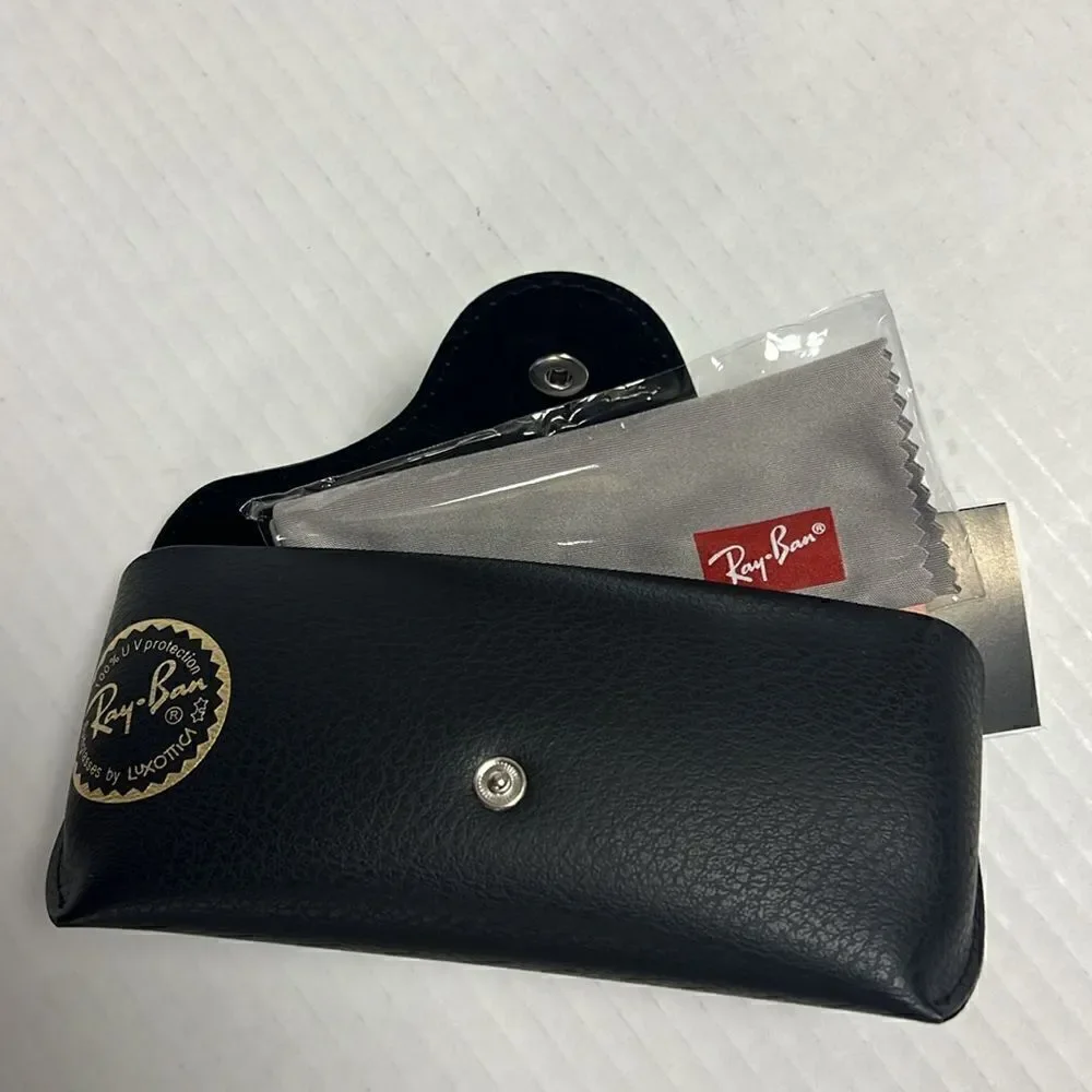 Ray Barn Black Sunglasses Case and Cleaning Cloth